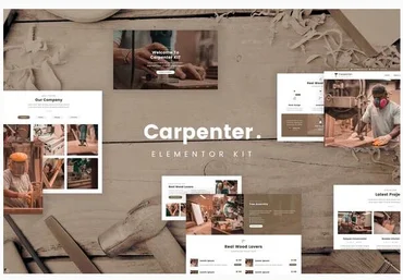 Themeforest Ash - Carpenter Template Kit слив