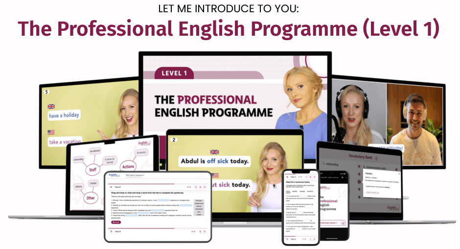 Lucy English with Lucy Профессиональный английский язык. Уровень 1 CEFR B1 2024 слив курса