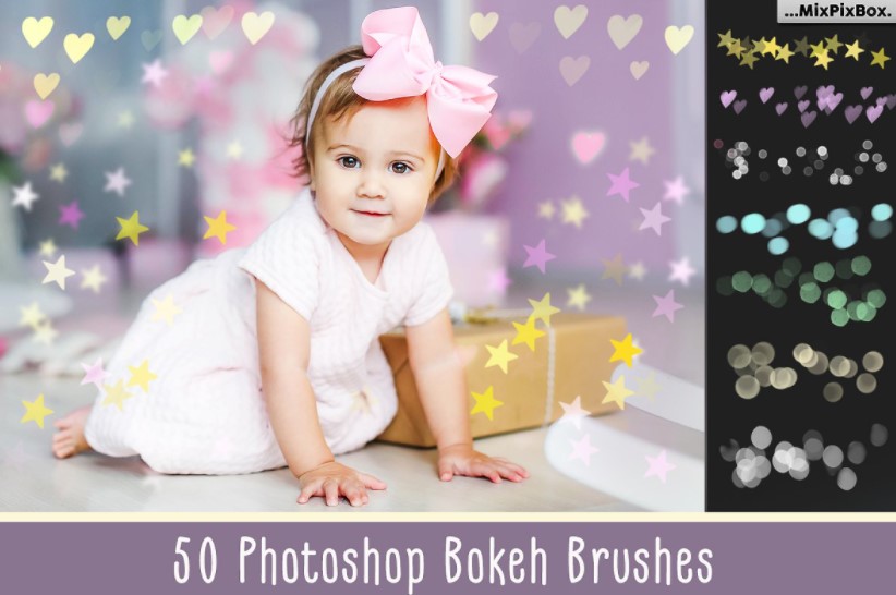 Creativemarket 50 Bokeh Photoshop Brushes слив курса
