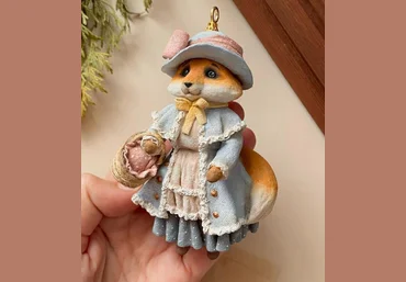 cotton_toys_st Ватная игрушка Лисичка 2023 слив