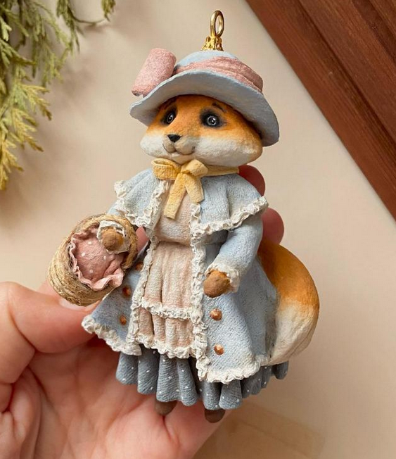 cotton_toys_st Ватная игрушка Лисичка 2023 слив курса