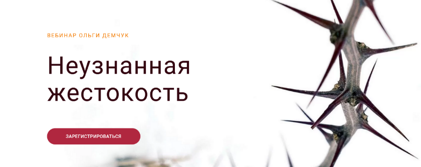 Ольга Демчук Неузнанная жестокость 2022 слив курса