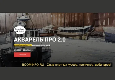 Вероника Калачева Акварель Про 2.0 2019 слив