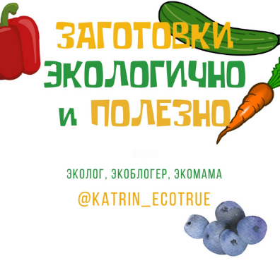 Екатерина katrin_ecotrue Заготовки экологично и полезно 2022 слив курса