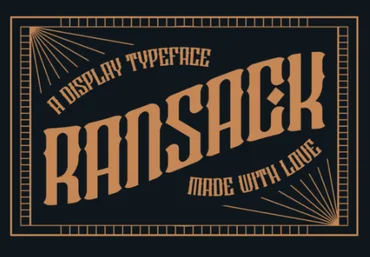 Creativefabrica Ransack Font 2022 слив