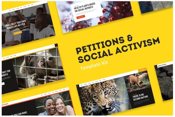 Themeforest Impacto Patronus - Petitions & Social Activism Template Kit слив курса