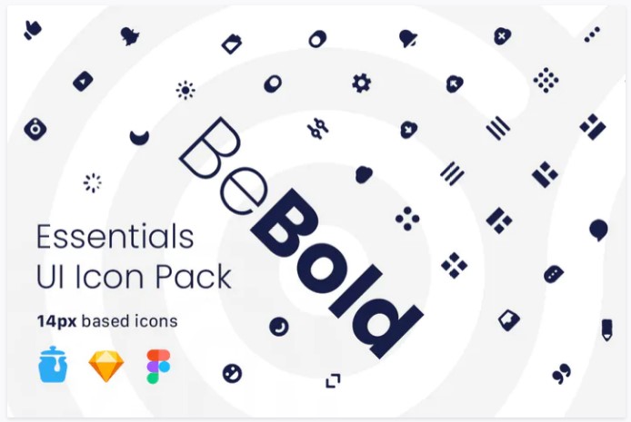 Elements.Envato Пакет значков пользовательского интерфейса BeBold Essentials 2021 слив курса