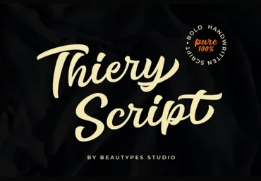 Fontbundles Thiery Script Font 2021 слив