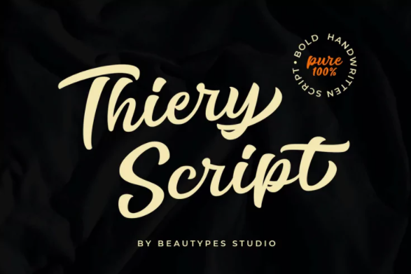 Fontbundles Thiery Script Font 2021 слив курса