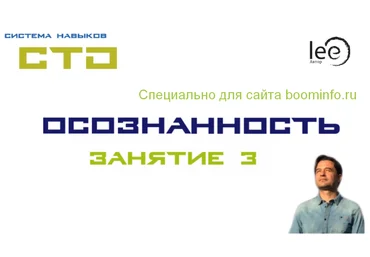 Lee СТО. Осознанность 3 От 01.08.2020 слив