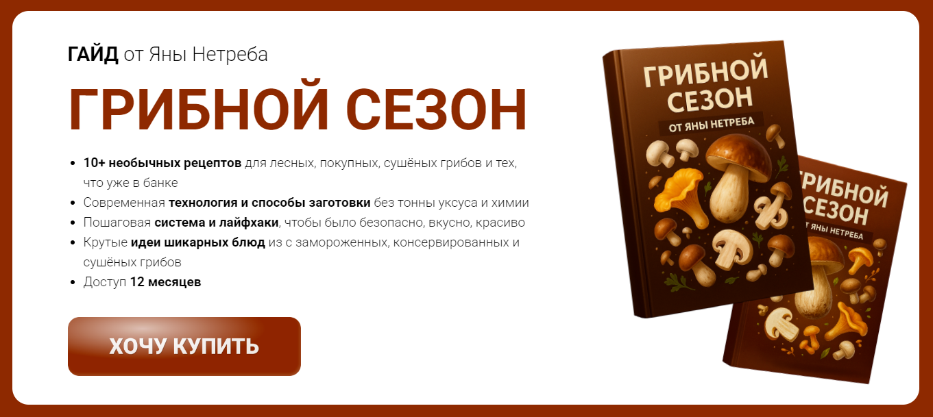 Labfood Яна Нетреба ― Гайд «Грибной сезон» 2025 слив курса