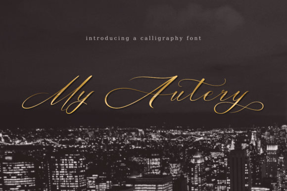 Creativefabrica My Autery Font 2021 слив курса