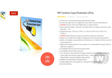 Wp-buy WP Content Copy Protection Pro v9.8 - защита от копирования WordPress слив