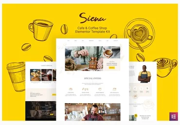 Themeforest Siena - Cafe and Coffee Shop Template Kit слив