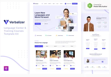 Themeforest Verbalizer – Language Courses & Learning Center Elementor Template Kit скачать слив