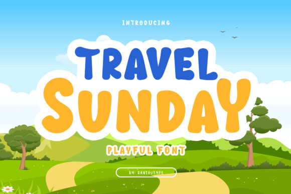 Creativefabrica Travel Sunday Font слив курса