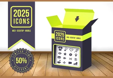 Сreativemarket 2025 Vector Icons Pack слив