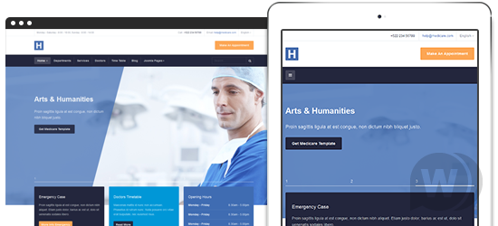 Joomlart JA Healthcare v1.1.0 - медицинский шаблон для Joomla слив курса