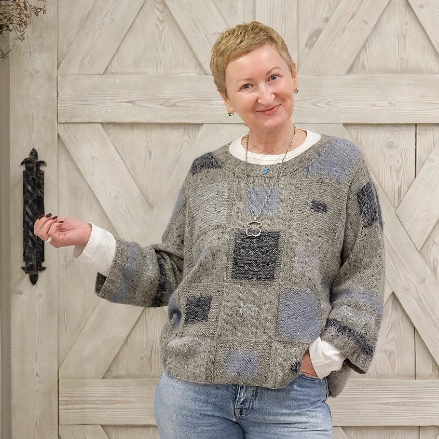 Елена Родина triskeli.ru Джемпер Квадрат 2022 слив курса