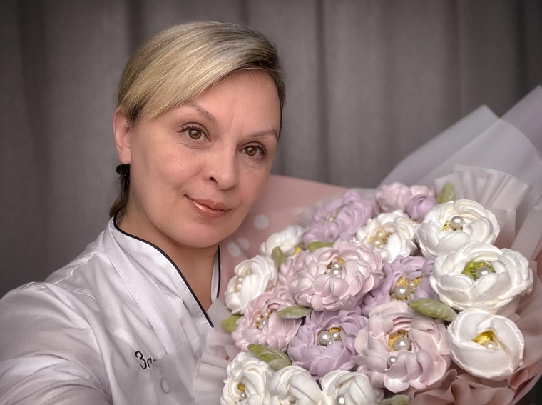 Ольга Зарубина 7 букетов из зефира 2023 слив курса