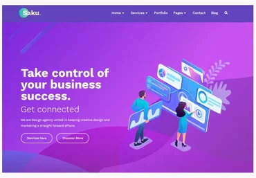 Themeforest Saku - Business Agency Elementor Template Kit слив