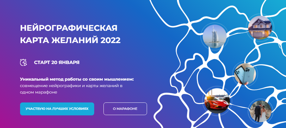 Анастасия Анисимова Марафон «Нейрографическая карта желаний 2022» слив курса