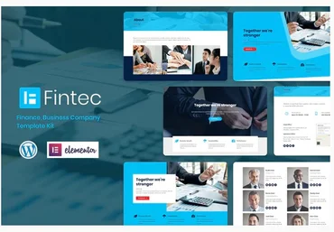 Themeforest Fintec - Finance, Business Company Elementor Template Kit слив