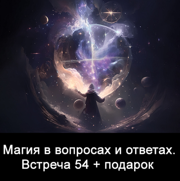 Ксения Меньшикова Магия в вопросах и ответах. Встреча 54 2024 слив курса