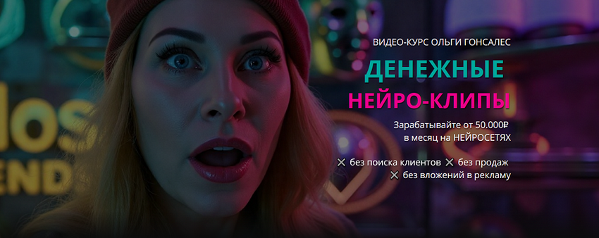 Ольга Гонсалес Денежные нейро-клипы 2025 слив курса