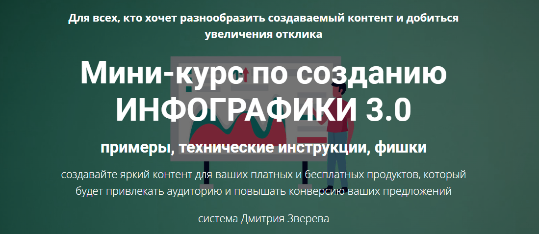 Дмитрий Зверев Мини-курс по созданию инфографики 3.0 2023 слив курса