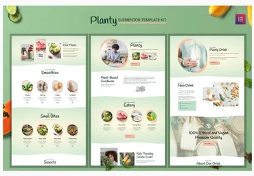 Themeforest Planty - Cafe & Restaurant Template Kit слив