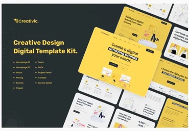 Themeforest Creativic - Creative Agency Elementor Template Kit слив