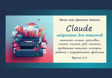 Дмитрий Зверев Текстовый контент в нейросети Сlaude. Версия 2.0 2024 слив