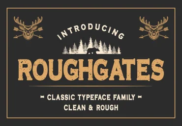Creativefabrica Roughgates Font 2021 слив
