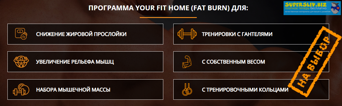 Александр Добромиль Программа YOUR FIT HOME 2018 слив курса
