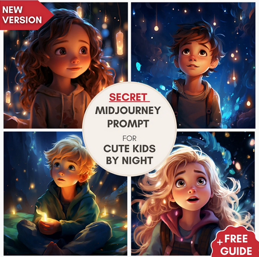 InfinteArtDesigns Милые сказочные промпты Midjourney для детских книг, игр и открыток 2025 слив курса