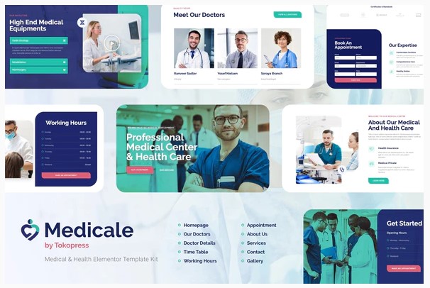 Themeforest Medicale - Medical & Health Elementor Template Kit слив курса