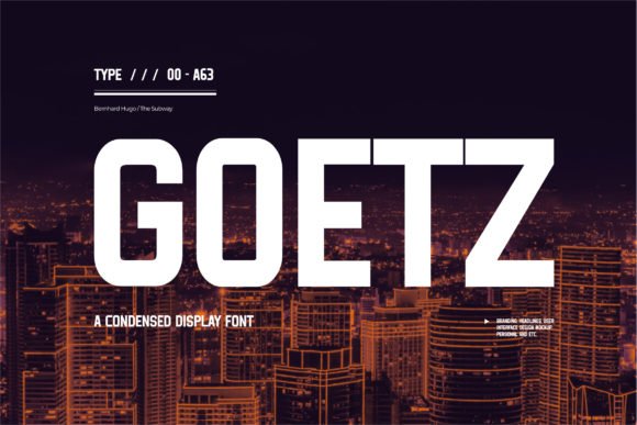 Creativefabrica Goetz Font 2021 слив курса