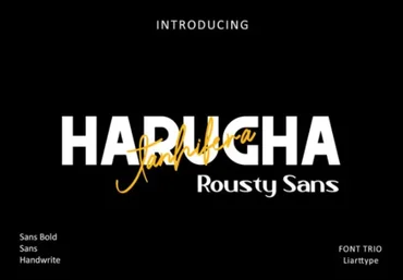 Fontbundles Harugha Jhanifera Font 2021 слив