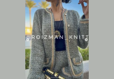 Анна Роизман roizman_knitt Жакет Monreal 2024 слив