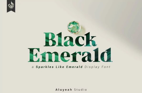 Fontbundles Black Emerald Font слив курса