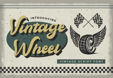 Creativefabrica Vintage Wheel Font 2021 слив