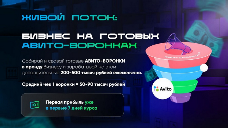 Владимир Иннер Бизнес на готовых Авито-воронках. Тариф Бизнес 2025 слив курса