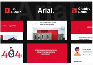 Themeforest Arial - Architecture, Construction & Real Estate Elementor Template Kit слив