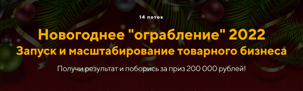 Евгений Дорохин Новогоднее Ограбление 2022. 14 поток. Пакет Старт 2022 слив курса