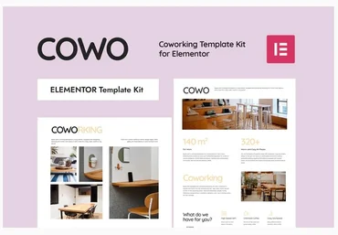 Themeforest Cowo - Coworking Elementor Template Kit слив