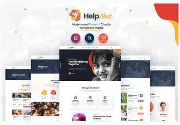 Themeforest Helpnest - Charity Elementor Template Kit слив