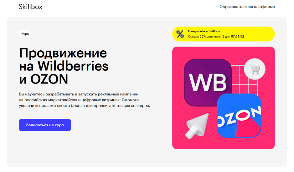 А. Гончаренко, А. Слуцкер, Н. Смерницкий и др. Skillbox Продвижение на Wildberries и Ozon 2024 слив курса