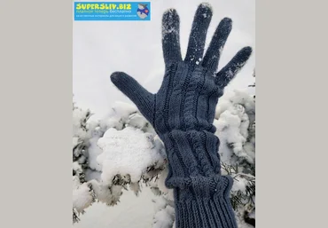 EFGESHA_KNITS МК перчатки и митенки слив