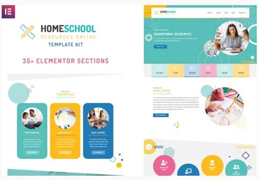Themeforest HomeSchool - Elementor Template Kit слив
